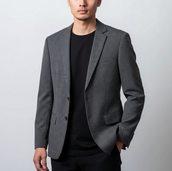 Hugo Boss Other - Hugo Boss Tesse Lanificio Biella Italian Fabric Sport Jacket Virgin Wool 38R